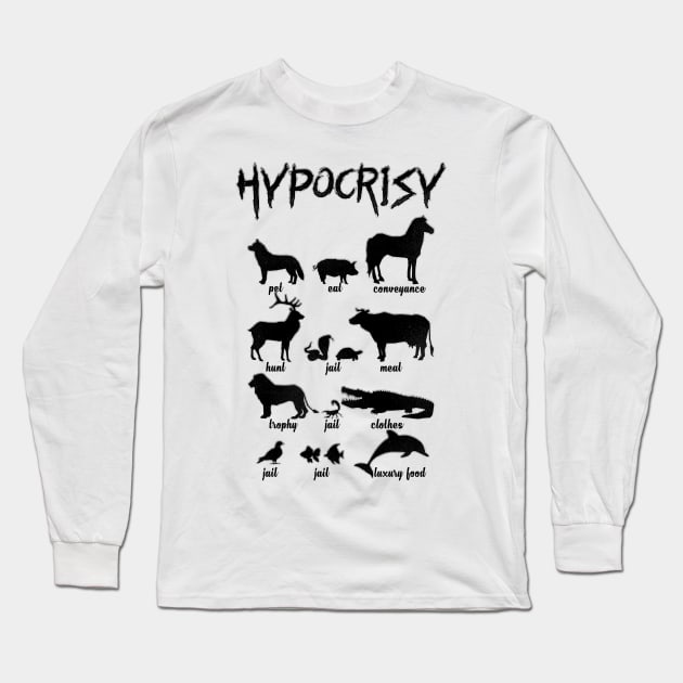 HYPOCRISY Long Sleeve T-Shirt by berserk